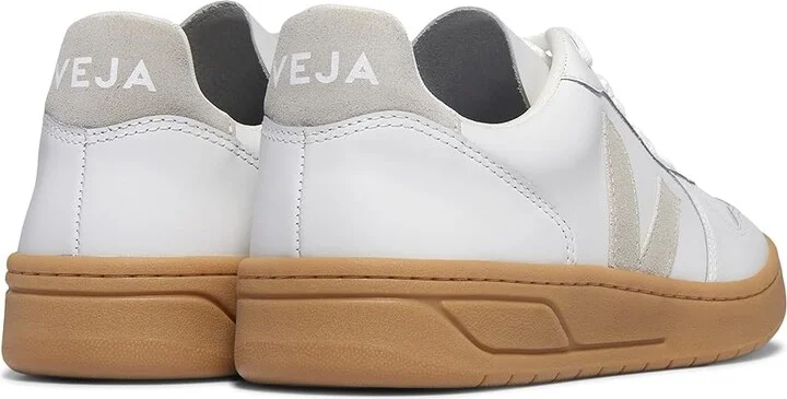 VEJA V-10 Men's Shoes Extra White/Natural : EU 39 (US Men's 6) M, Suede/Leather - Image 2