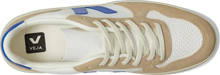 VEJA V-10 Men's Shoes Extra White/Paros/Sahara : EU 39 (US Men's 6) M, Suede/Leather - Image 2