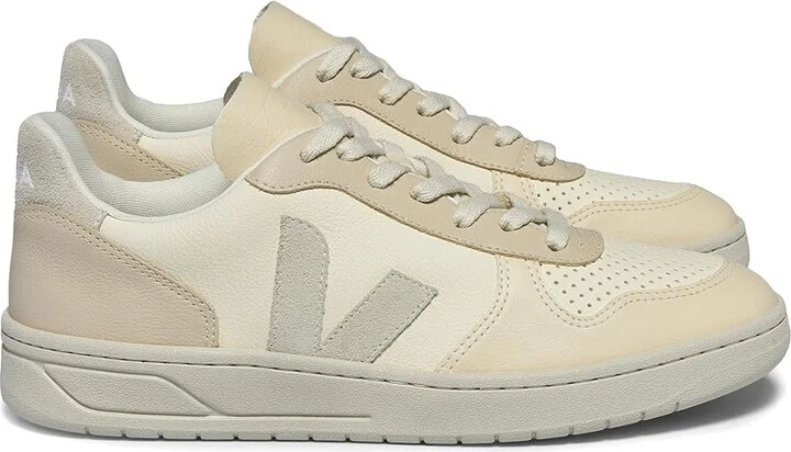 VEJA V-10 Men's Shoes Multico/Cashew/Pierre : EU 43 (US Men's 10) M, Suede/Leather - Image 3