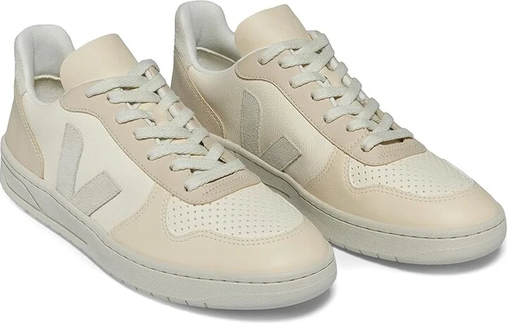 VEJA V-10 Men's Shoes Multico/Cashew/Pierre : EU 43 (US Men's 10) M, Suede/Leather