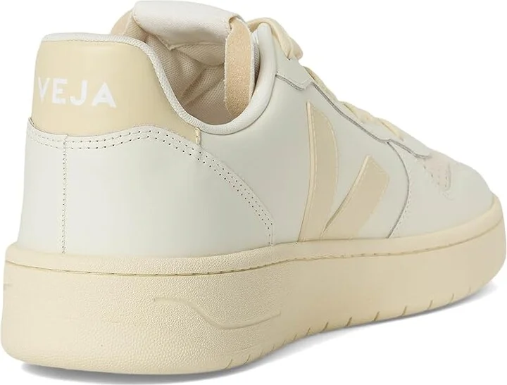 VEJA V-10 Prime Men's Lace-up Boots Pure Calcaire : EU 48 (US Men's 13) M, Leather - Image 4