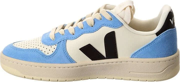 Veja V-10 Prime Suede & Leather Sneaker - Image 2