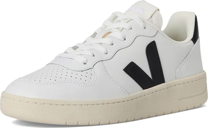 VEJA V-10 Prime Women's Shoes Extra White Black : EU 35 (US Women's 4) M - Image 5