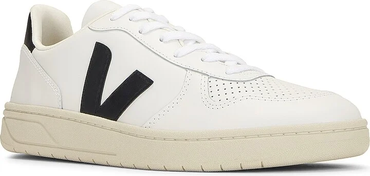 Veja V-10 Sneaker in White - Image 2