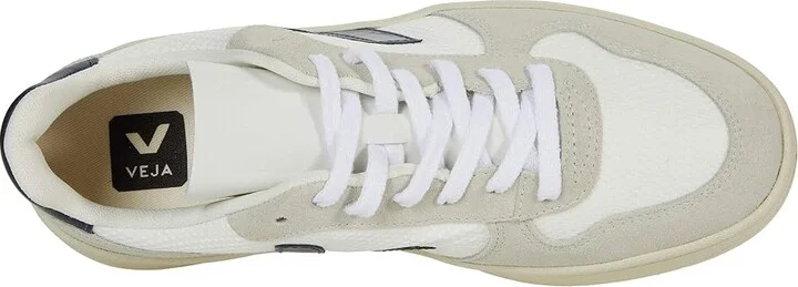 VEJA V-10 Women's Shoes B-Mesh White/Nautico : EU 35 (US Women's 4) M, Leather - Image 2