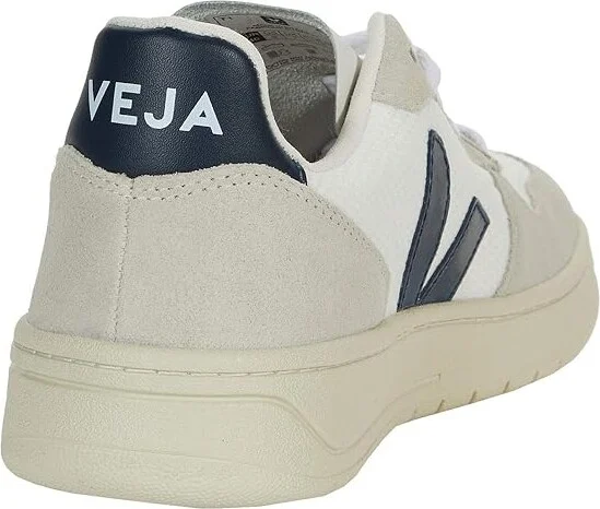VEJA V-10 Women's Shoes B-Mesh White/Nautico : EU 35 (US Women's 4) M, Leather - Image 4