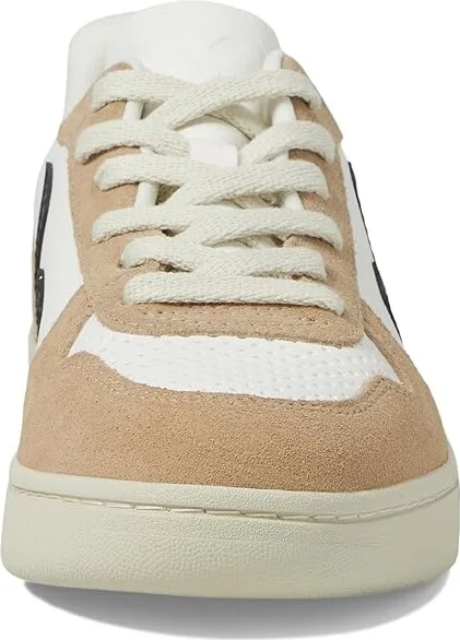 VEJA V-10 Women's Shoes Extra White/Black/Sahara : EU 41 (US Women's 10) M, Suede - Image 5
