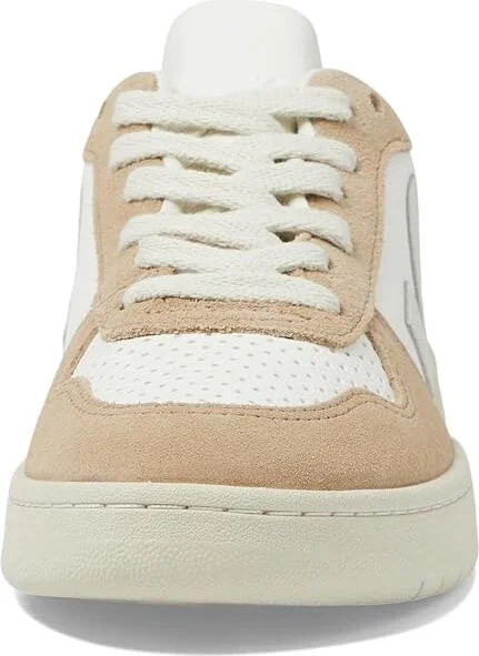 VEJA V-10 Women's Shoes Extra White/Natural/Sahara : EU 35 (US Women's 4) M, Leather - Image 5