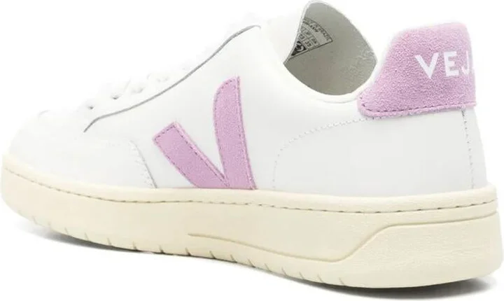 Veja V-12 Leather Extra Sneakers Shoes - Image 2