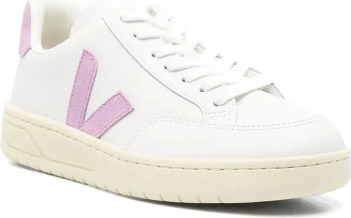 Veja V-12 Leather Extra Sneakers Shoes - Image 3