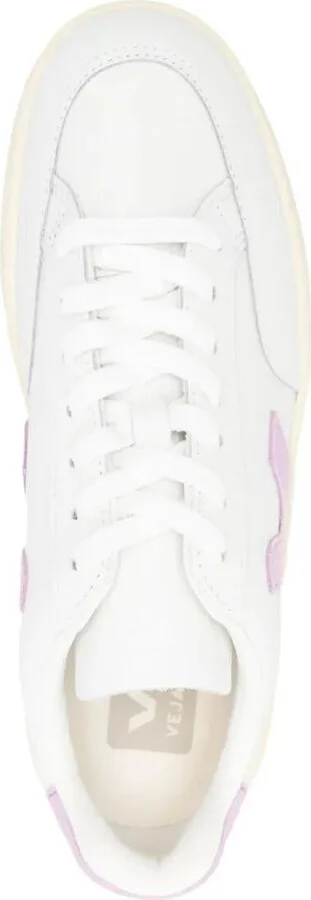 Veja V-12 Leather Extra Sneakers Shoes - Image 4
