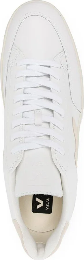 Veja V-12 Leather Sneakers - Image 4
