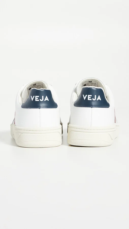 Veja V-12 Leather Sneakers - Image 6