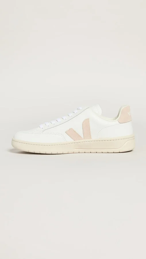 Veja V-12 Leather Sneakers - Image 2