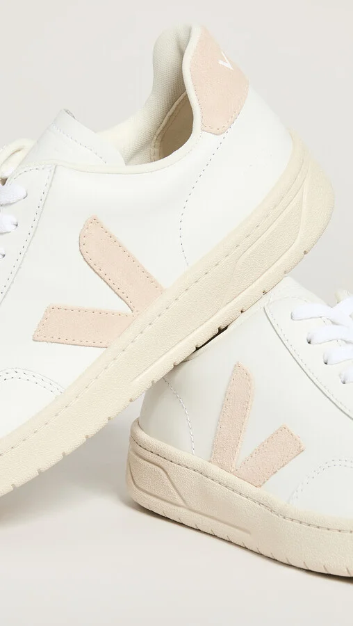 Veja V-12 Leather Sneakers - Image 5