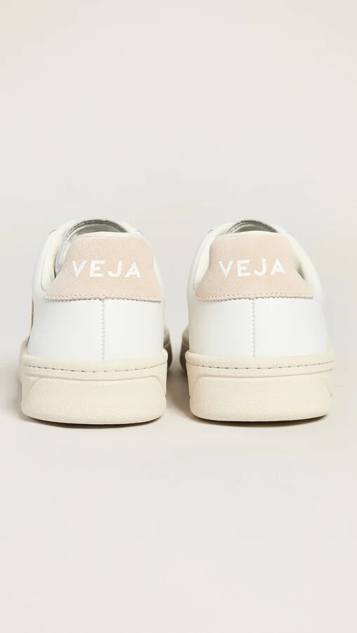 Veja V-12 Leather Sneakers - Image 6