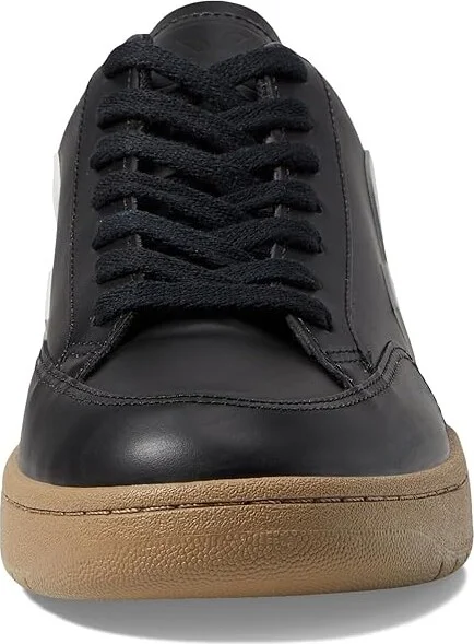 VEJA V-12 Men's Shoes Black/White/Dune : EU 39 (US Men's 6) M, Leather/Textile - Image 5