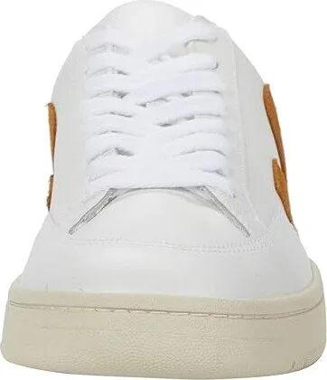 VEJA V-12 Men's Shoes Extra White/Camel : EU 39 (US Men's 6) M, Textile/Leather - Image 5