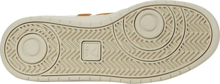 VEJA V-12 Men's Shoes Extra White/Camel : EU 39 (US Men's 6) M, Textile/Leather - Image 9