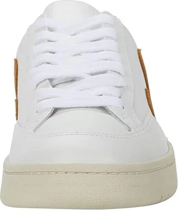 VEJA V-12 Men's Shoes Extra White/Camel : EU 39 (US Men's 6) M, Textile/Leather - Image 11