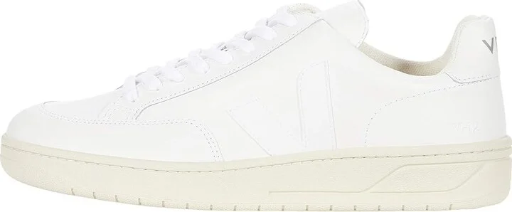 VEJA V-12 Men's Shoes Leather Extra White : EU 39 (US Men's 6) M, Leather/Textile - Image 6