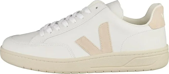 VEJA V-12 Men's Shoes Leather White/Extra White/Sable : EU 39 (US Men's 6) M, Leather/Textile - Image 4