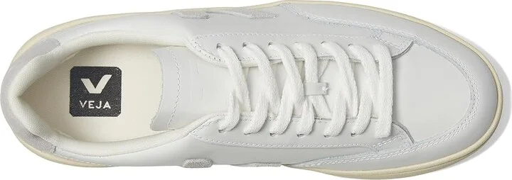 VEJA V-12 Women's Shoes Extra White/Light Grey : EU 36 (US Women's 5) M, Leather - Image 2