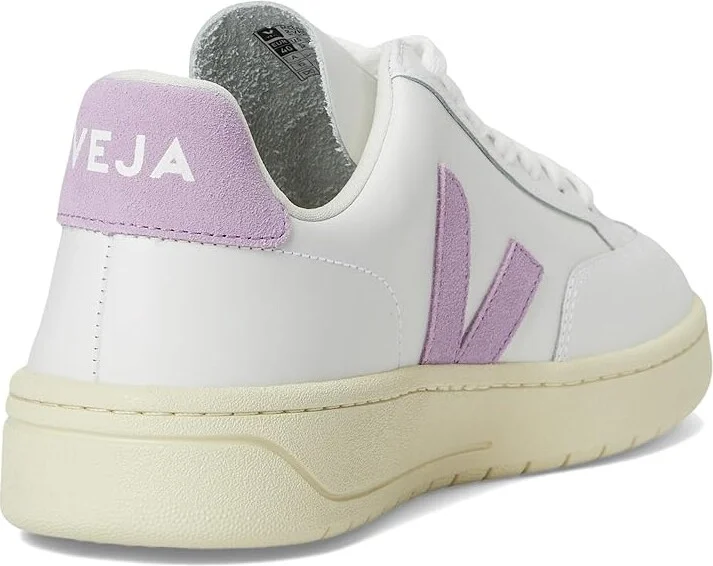 VEJA V-12 Women's Shoes Extra White Orchid : EU 40 (US Women's 9) M, Leather - Image 4