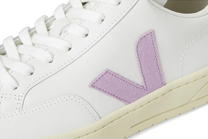 VEJA V-12 Women's Shoes Extra White Orchid : EU 40 (US Women's 9) M, Leather - Image 7
