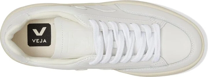 VEJA V-12 Women's Shoes Leather Extra White : EU 35 (US Women's 4) M - Image 2