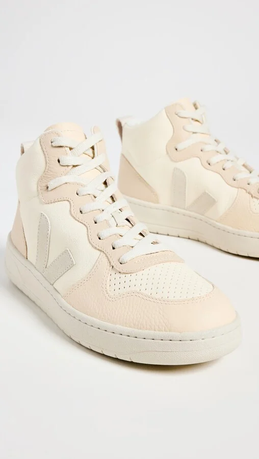 Veja V-15 High Top Sneakers - Image 4