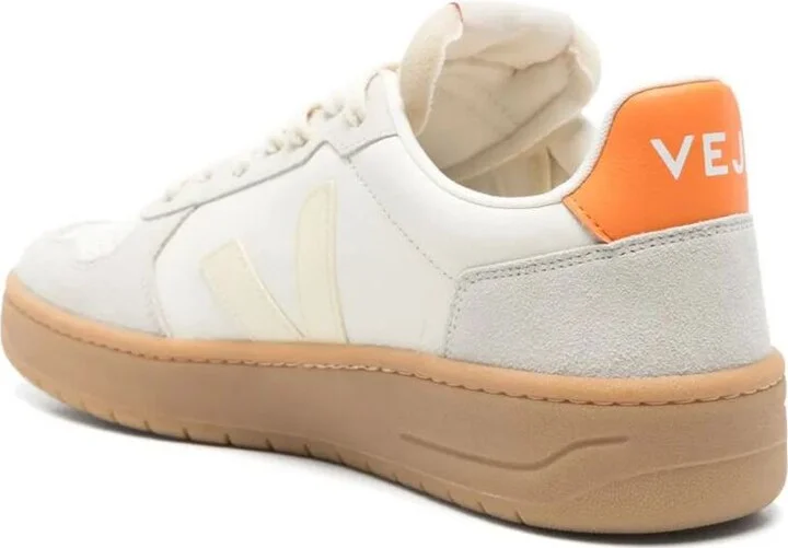 Veja V-82 Grained Leather Pure Sneakers Shoes - Image 3