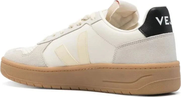 Veja V-82 Grained Leather Pure Sneakers Shoes - Image 2