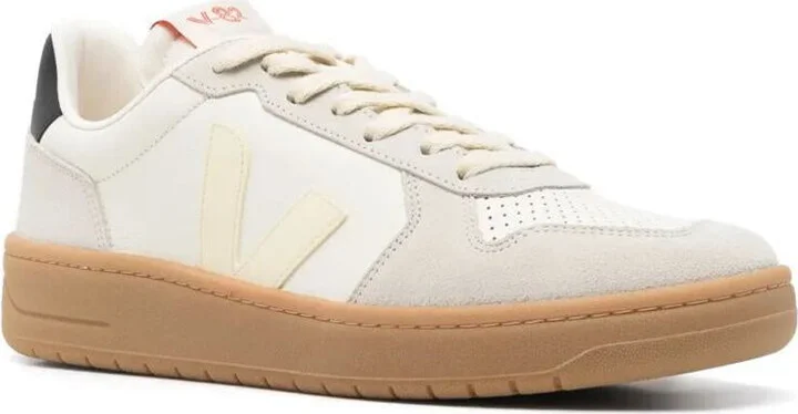 Veja V-82 Grained Leather Pure Sneakers Shoes - Image 4