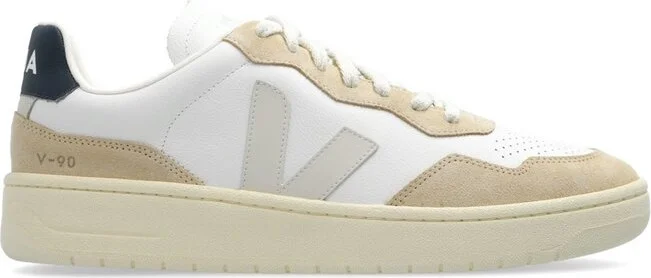 Veja V-90 Lace-Up Sneakers