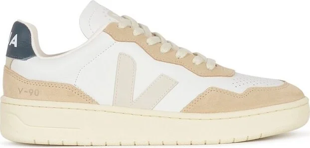 Veja V-90 Lace-Up Sneakers