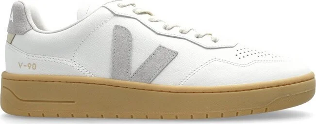 Veja V-90 Lace-Up Sneakers