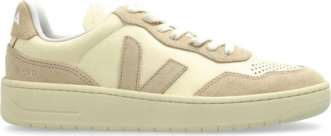 Veja V-90 Lace-Up Sneakers