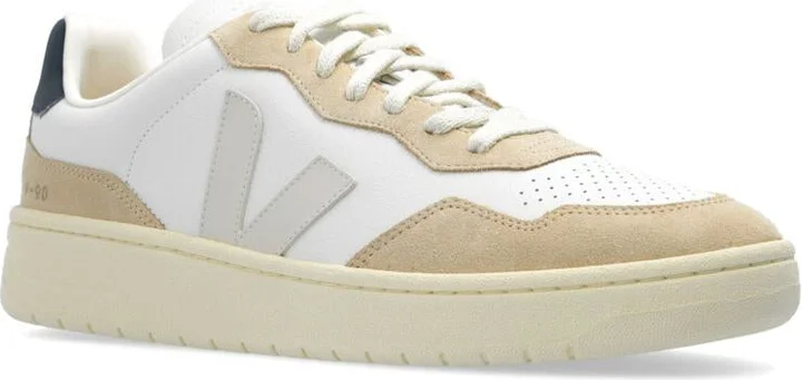 Veja V-90 Leather Sneakers - Image 2
