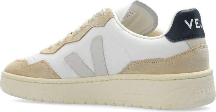 Veja V-90 Leather Sneakers - Image 3