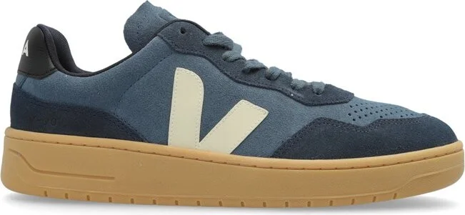 Veja V 90 Logo Printed Lace-Up Sneakers