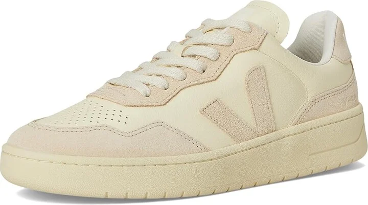VEJA V-90 Men's Shoes Cashew Oat : EU 43.5 (US Men's 10.5) M, Leather - Image 5