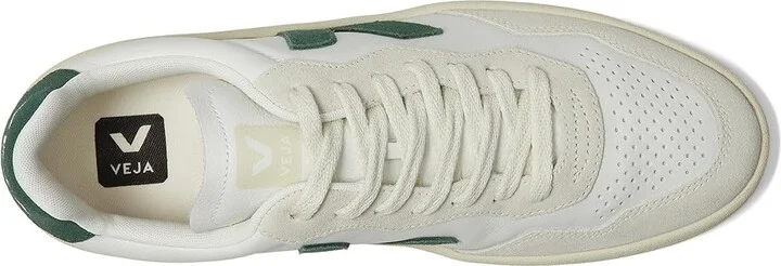 VEJA V-90 Men's Shoes Extra White/Cyprus : EU 45 (US Men's 11.5) M, Leather - Image 2
