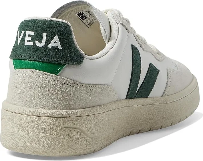 VEJA V-90 Men's Shoes Extra White/Cyprus : EU 45 (US Men's 11.5) M, Leather - Image 4