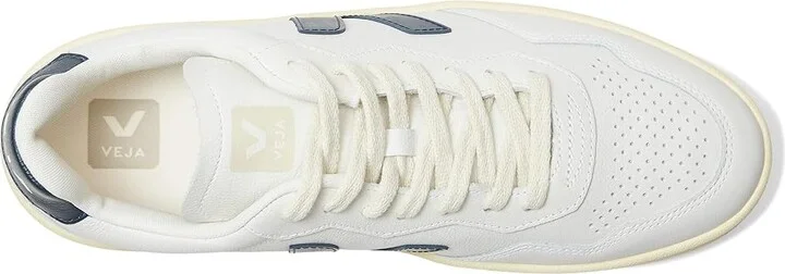 VEJA V-90 Men's Shoes Extra White/Nautico : EU 39 (US Men's 6) M, Leather - Image 2
