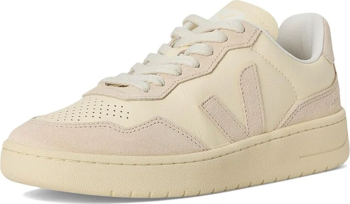 VEJA V-90 Women's Shoes Cashew Oat : EU 40 (US Women's 9) M, Leather - Image 5
