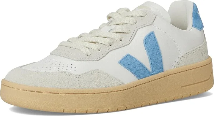 VEJA V-90 Women's Shoes Extra White Aqua Natural : EU 42.5 (US Women's 11.5) M, Leather - Image 5