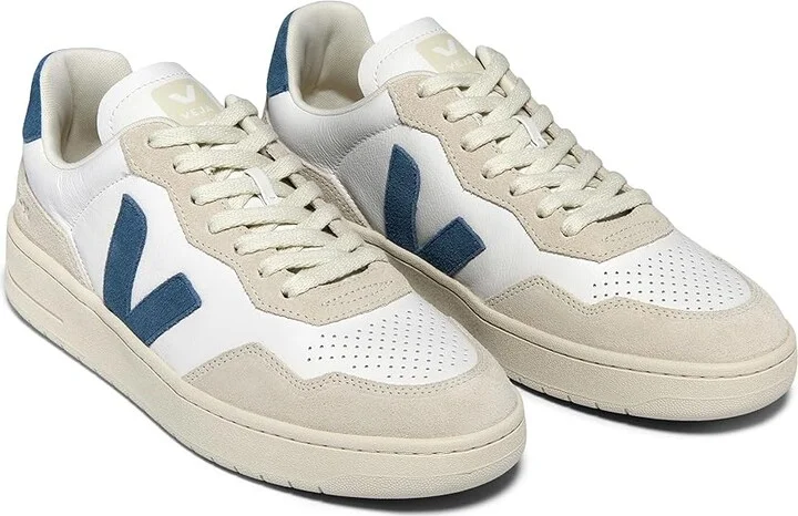 VEJA V-90 Women's Shoes Extra White/California : EU 37.5 (US Women's 6.5) M, Leather