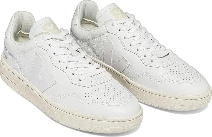 VEJA V-90 Women's Shoes Extra White : EU 37.5 (US Women's 6.5) M, Leather