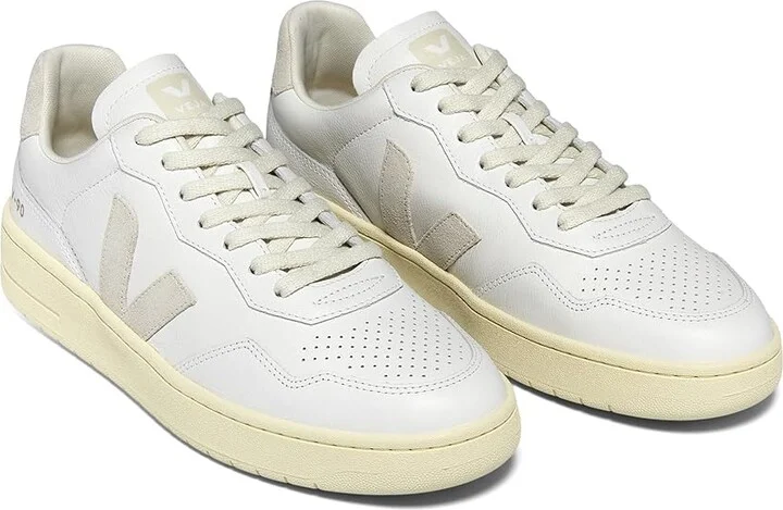 VEJA V-90 Women's Shoes Extra White/Natural : EU 35 (US Women's 4) M, Leather